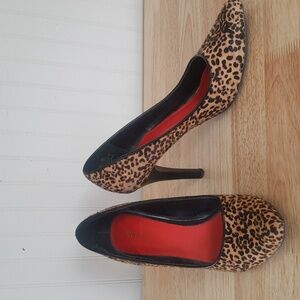 Nine West VTG Women's 9 Cheetah Print Y2K High Heel Pumps